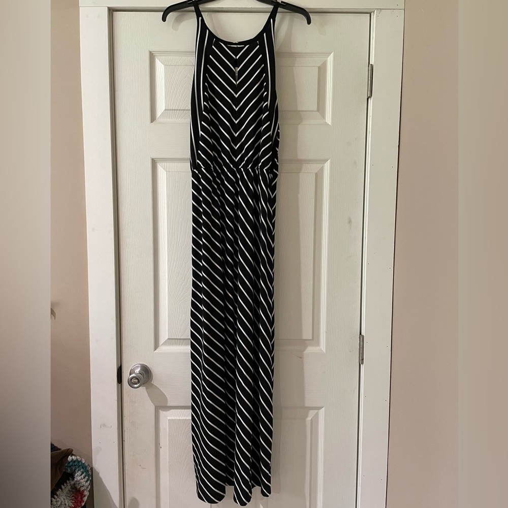 Maurice’s black and white Maxi Dress. NWT